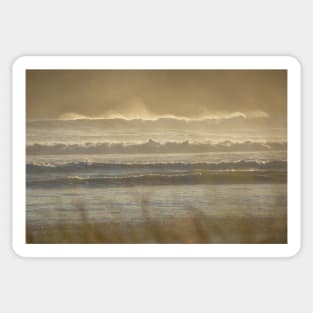 Misty sea. Sticker